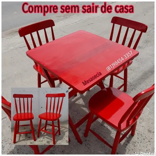 Mesa cadeira variados modelos