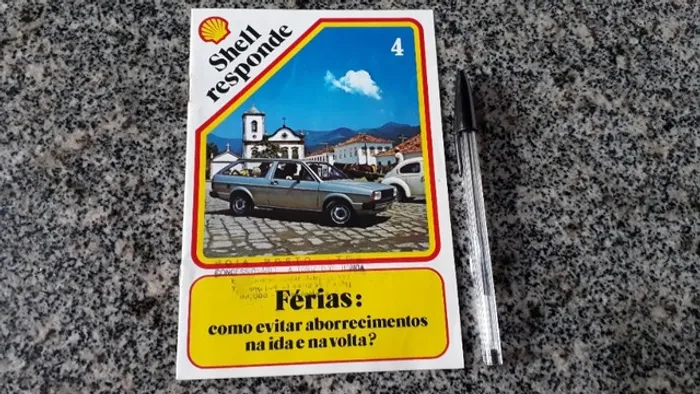 Antigo Folheto Shell Responde Número: 4 dos Anos 80