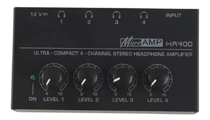 Amplificador De Fones Micro Amp Ha400