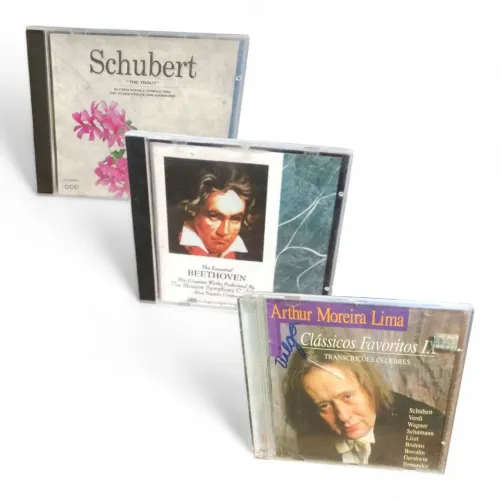 Cds música clássica Schubert - Beethoven - Arthur Moreira Lima 