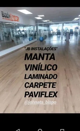 Pisos vinílico instalado