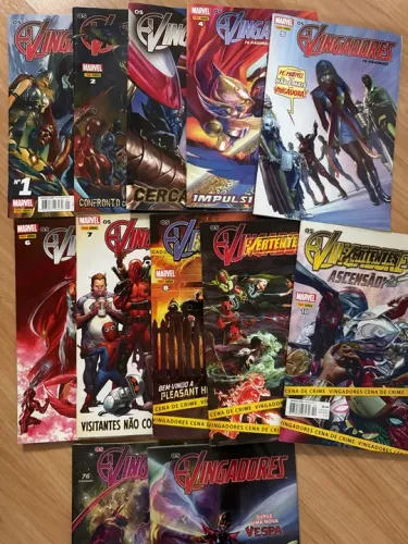 Revistas Os Vingadores Marvel