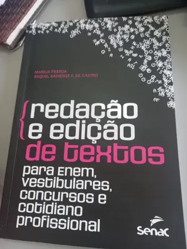 LIVRO REDACAO E EDIÇÃO DE TEXTOS 