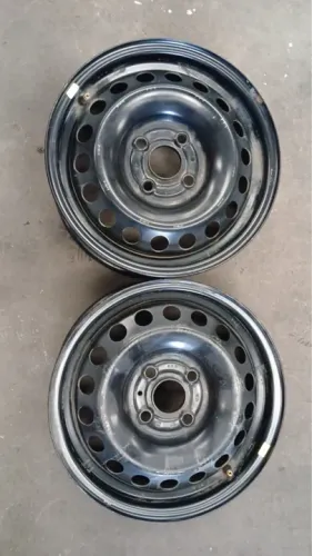 Par De Roda De Ferro Hyundai Hb20 Original 