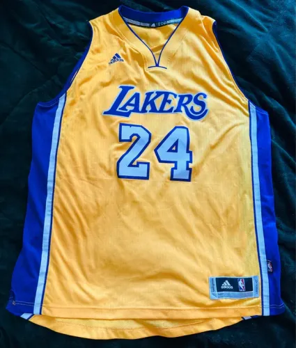 Camiseta de basquete ADIDAS NBA kobe Bryant Los Angeles Lakers original