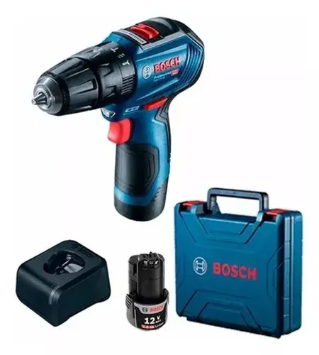 Parafusadeira De Impacto Bosch Gsb 12v-30 12v 2 Baterias 2ah
