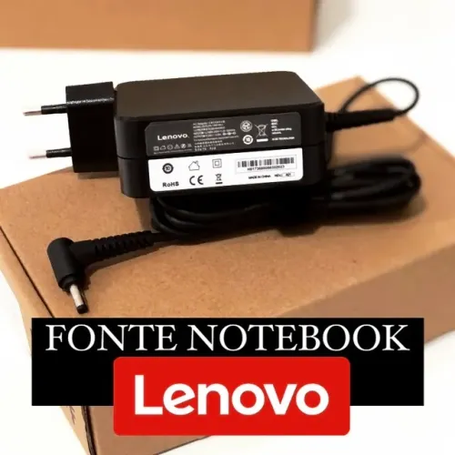 Carregador para Notebook Lenovo - Novo e na Caixa! PONTA FINA