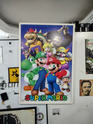 Quadro Decorativo Super Mario Bros