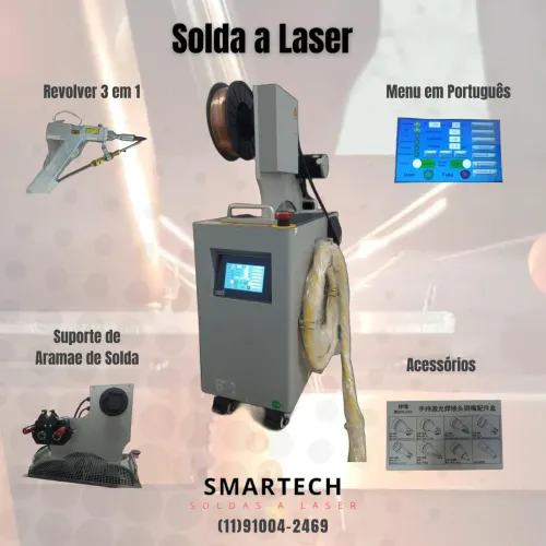 Máquina de Solda a Laser 3 x 1