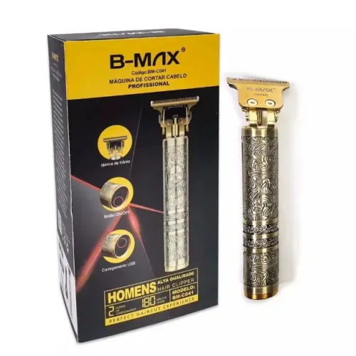 Máquina de Cortar Cabelo Recarregável B-Max BMC041 - Praticidade e Precisão Loja Coimbra 