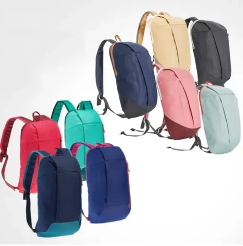 Mochilas de viagem feminina ultra leve, compacta para esportes e lazer 10 litros