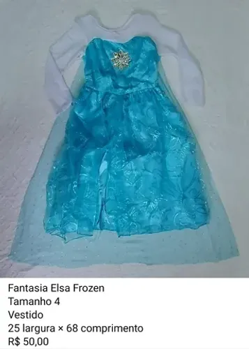 Vestido frozen