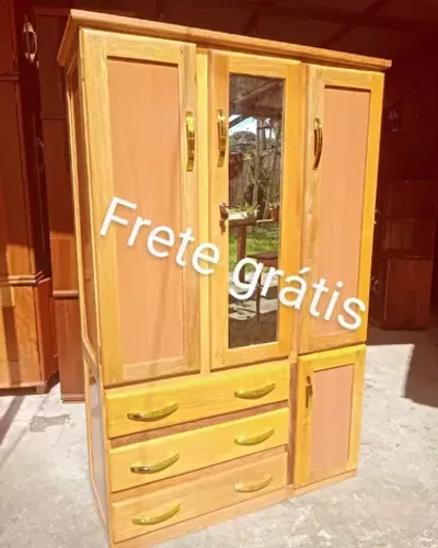 GUARDA ROUPA DE SOLTEIRO 3 PORTAS NOVO!