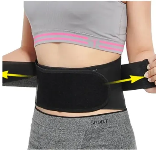 * Cinta Abdominal Ajustável com Auto Aquecimento Magnética Abdomem Cintura Treino z658