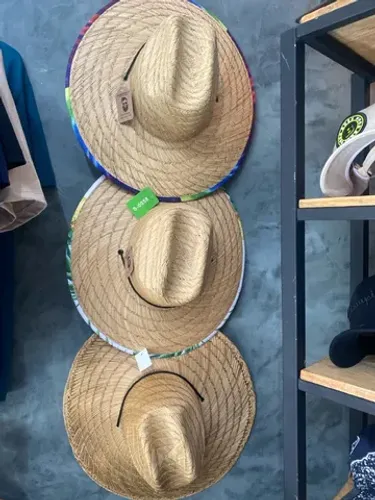 Chapéu de palha de bambú 