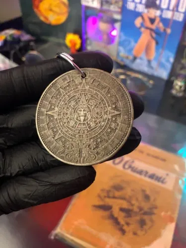 medalha asteca original / anos 1960 - bem conservada