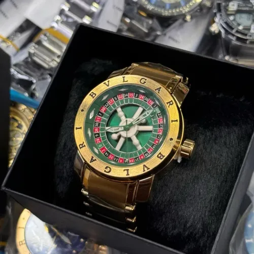 Relógio Bvlgari cassino série ouro