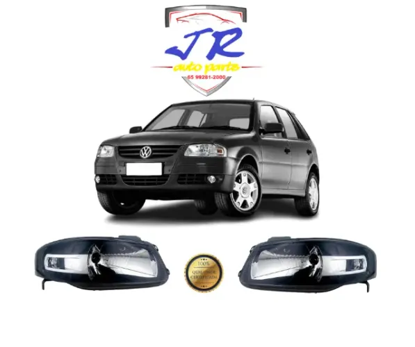 Par farol Gol G4 Mascara negra