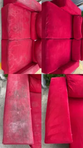 Sofá sujo? Limpeza de sofá ( lavagem a seco)