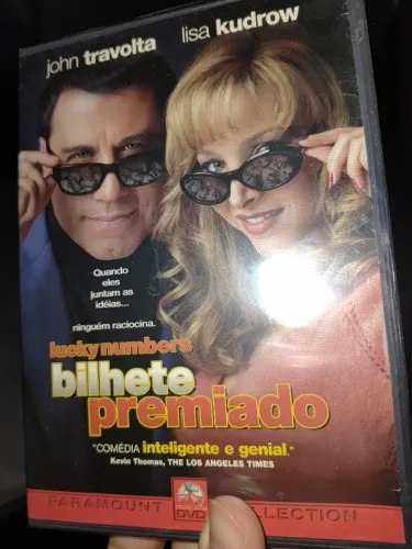 Dvd bilhete premiado - jhon travolta (lacrado)