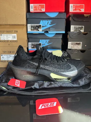 Nike Air Zoom Alphafly Next% 3 Black Olive Aura - tamanho 43BR, original (945)