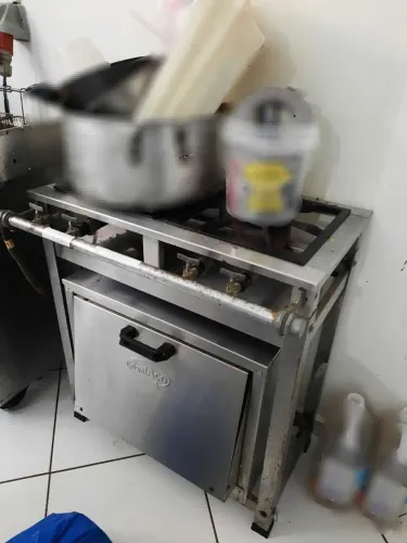 Fogão Industrial 2 bocas com Forno