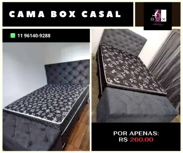 cama box casal 