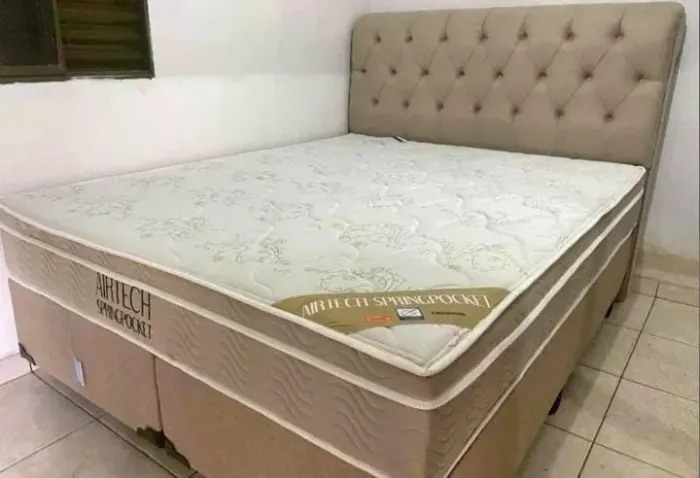 Colchão Ortobom Queen+Box Bipartido!!