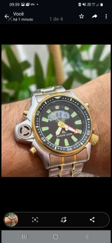 Relógio Citizen Eco-Drive Divers 200m - Analógico/Digital