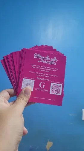 Cartão agradecimento