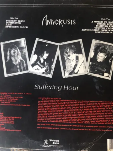Disco de Vinil Anacrusis - Suffering Hour 1988 Lp