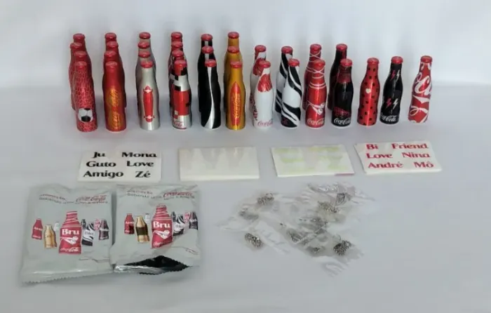 Garrafinhas Coca-Cola aluminio Galera 2015