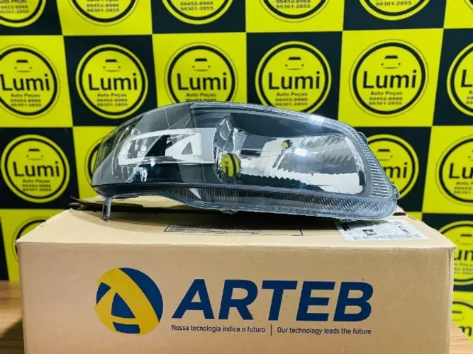 Farol Gol/Parati/Saveiro G4 Mascara Negra Arteb - NOVO