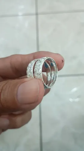 Par de Alianças de Prata vários modelos 