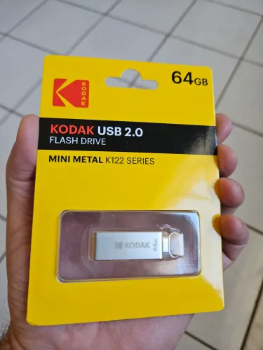 Pen Drive Kodak Metal 64GB Original Novo