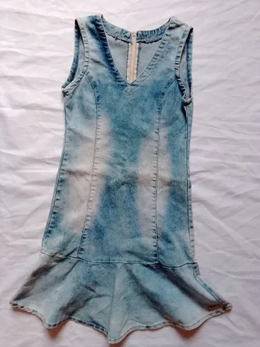 Vestido jeans infantil