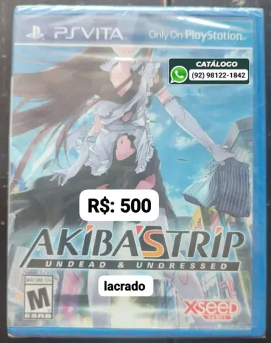 Akiba's Trip: Undead & Undressed Lacrado = R$: 500