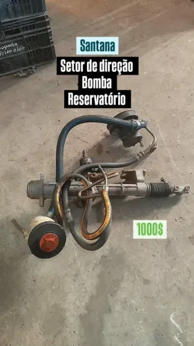 Setor de direção , mangueiras , bomba de direção e reservatório Santana 96