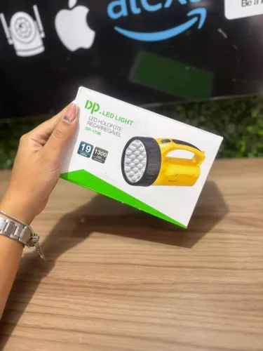Lanterna de Led Light Holofote Recarregável 19 Leds 1.300 mAh 