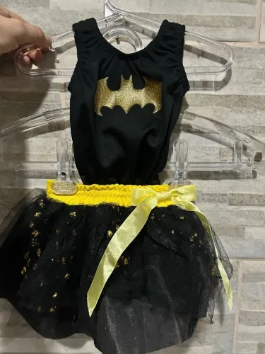Fantasia infantil batmam tamanho 12/18 meses 