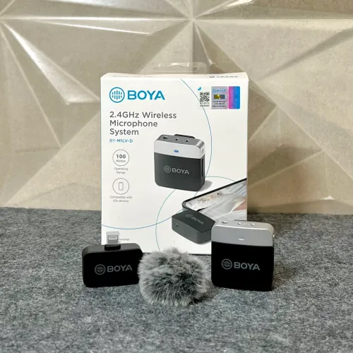 Microfone de Lapela Boya