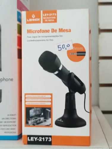 Microfone De Mesa Lehmox 