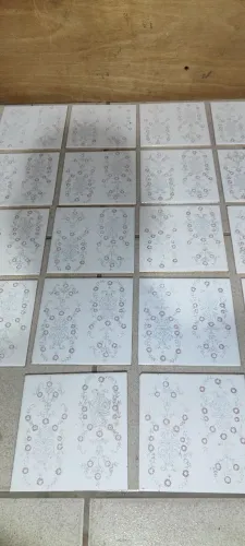 18 peças Azulejos 15x15 vaso de flores
