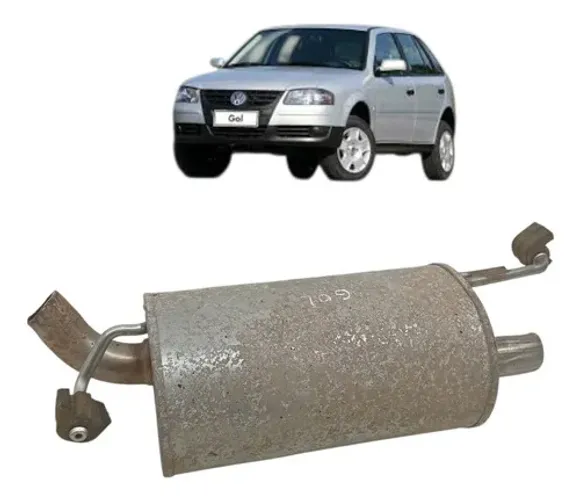 Escapamento Silencioso Volkswagen Gol 1.0 G4 G5 G6