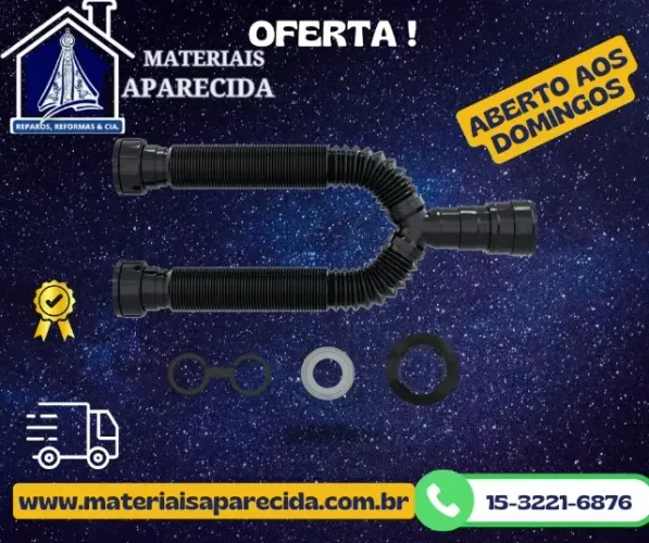 Sifao Sanfonado Duplo Preto Blukit