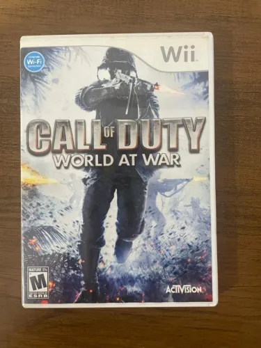 Call of Duty World at War - Nintendo Wii Usado Mídia Física