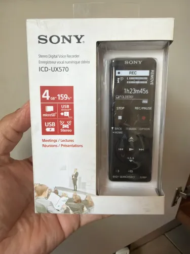 GRAVADOR SONY ICD-UX570