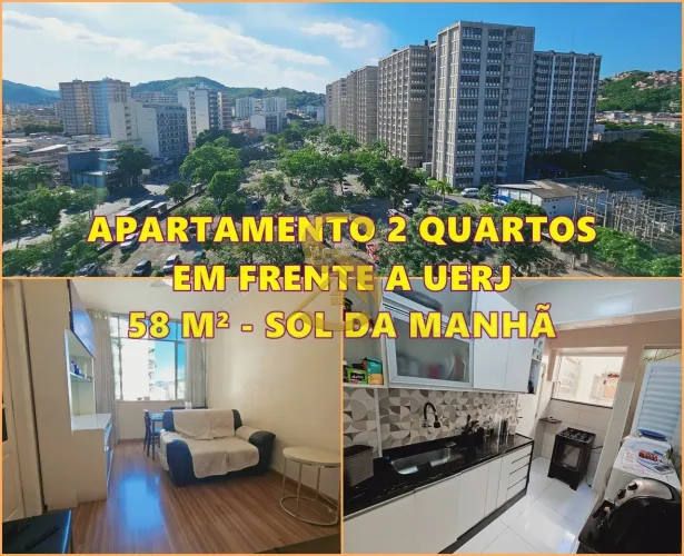 Apartamento à Venda no Maracanã - 2 Quartos - Perto da Uerj - Rio de Janeiro - RJ