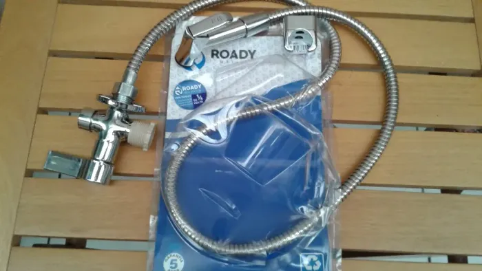 Ducha Higienica Com Duas Saídas Para Banheiro Metal Linda Cor Cromo