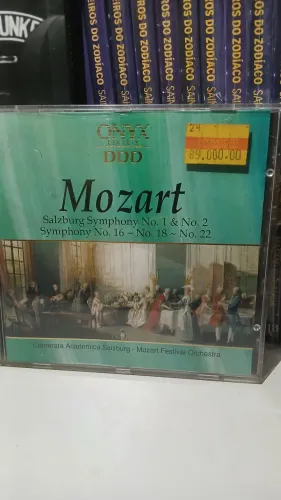 CD MÚSICA CLÁSSICA MOZART NUNCA USADO